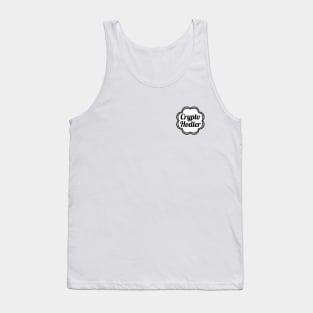 Crypto Hodler Lollipop White And Black Small Logo Tank Top